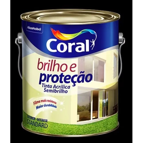 CORAL CORALAR BRILHO E PROTECAO BRANCO SEMI-BRILHO 3,6