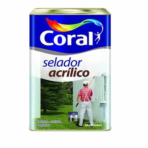 CORAL SELADOR ACRILICO BRANCO 18LT