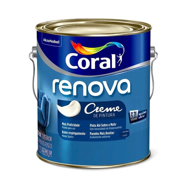 CORAL RENOVA BRANCO FOSCO 3,2L