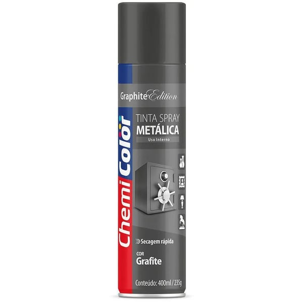 SPRAY CHEMICOLOR METALICO GRAFITE 400ML