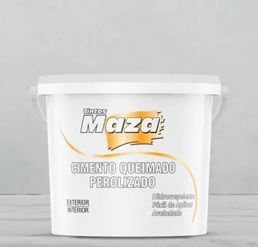 MAZA CIMENTO QUEIMADO PEROLIZADO BRANCO 1,2 KG