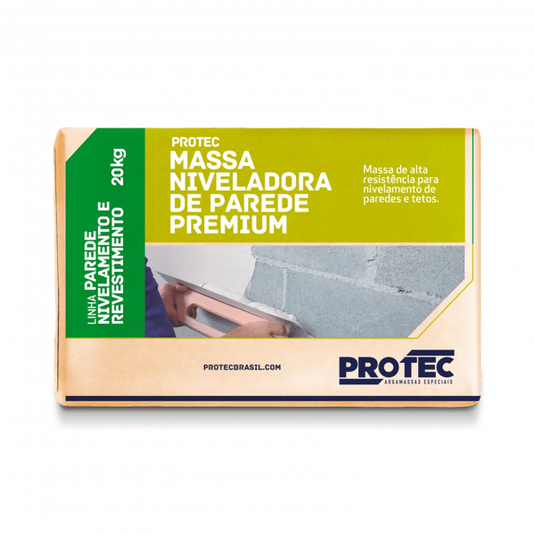 PROTEC MASSA NIVELADORA PAREDE CINZA PREMIUM 20KG