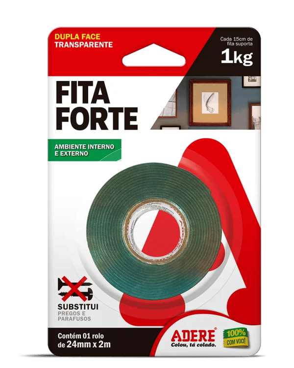 ADERE FITA FORTE DUPLA FACE MA TRASP 12MMX02M