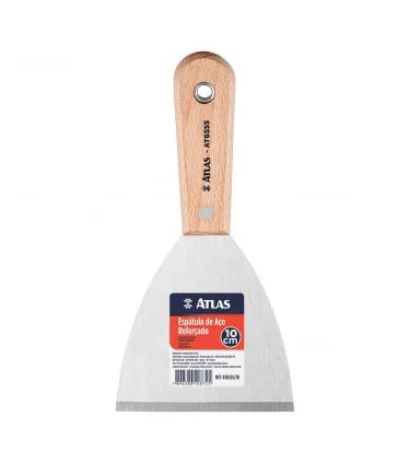 ATLAS ESPATULA DE ACO REFORCADO 10CM