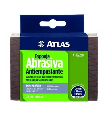 ATLAS ESPONJA  ABRASIVA 120X95 BAIXA ABRASAO