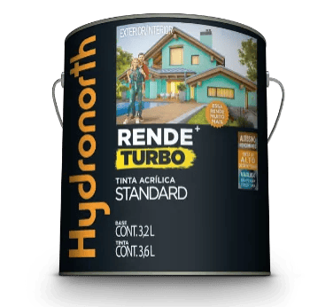 HYDRONORTH ACRILICO FOSCO MAX RENDE ALGODAO CINZENTO 3,6 TURBO