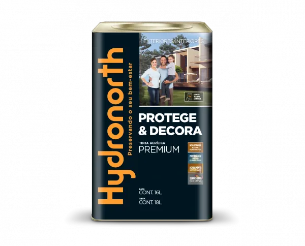 HYDRONORTH ACRILICO ACETINADO LAVE E LIMPE BRANCO 18L