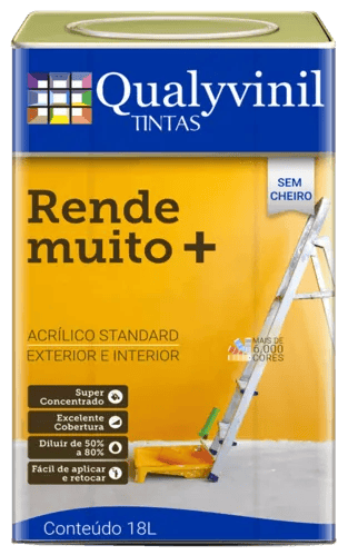 QUALYCRIL BRANCO RENDE MUITO 18L