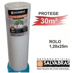 SALVABRAS MANTA EXPANDIDA  1,20X25M 30M²