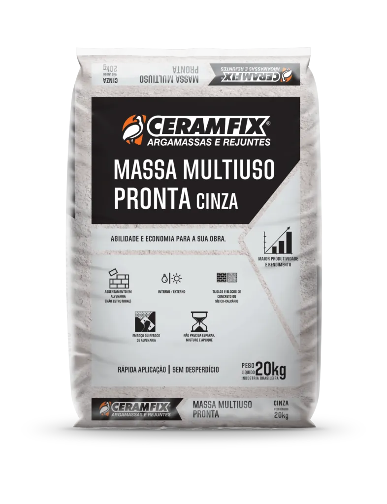 CERAMFIX ARGA MULTIUSO PRONTA CINZA 20KG