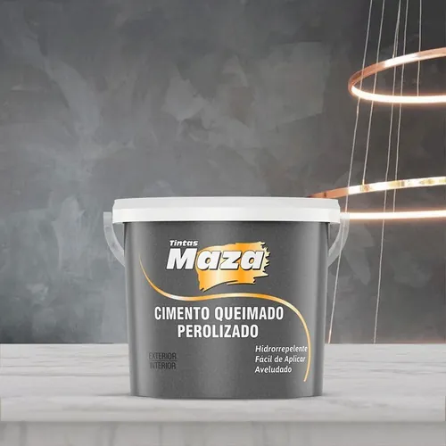 MAZA CIMENTO QUEIMADO PEROLIZADO DIAMANTE NEGRO 1,2 KG
