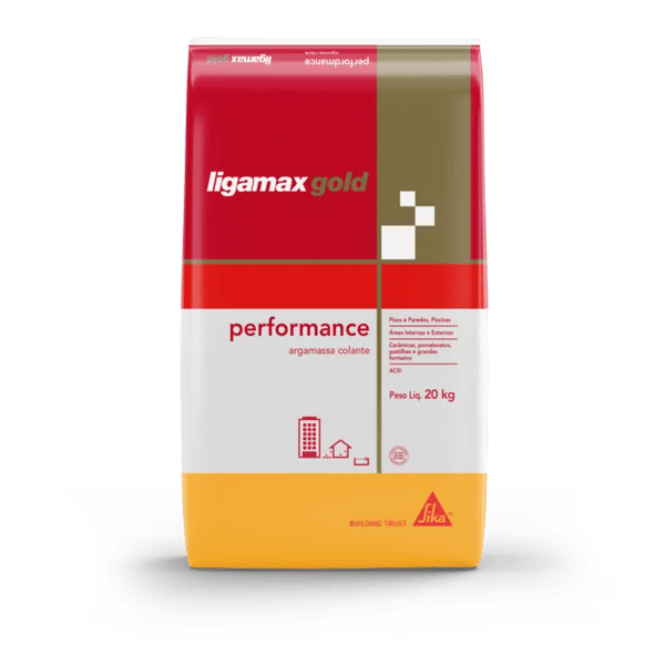 SIKA ARGAMASSA LIGAMAX GOLD PERFORMANCE SA 20KG BRANCA