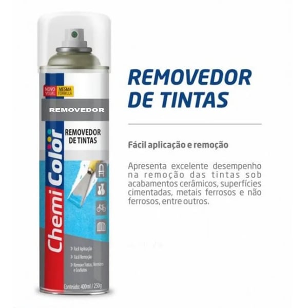 SPRAY REMOVEDOR DE TINTAS 400ML/250G BASTON